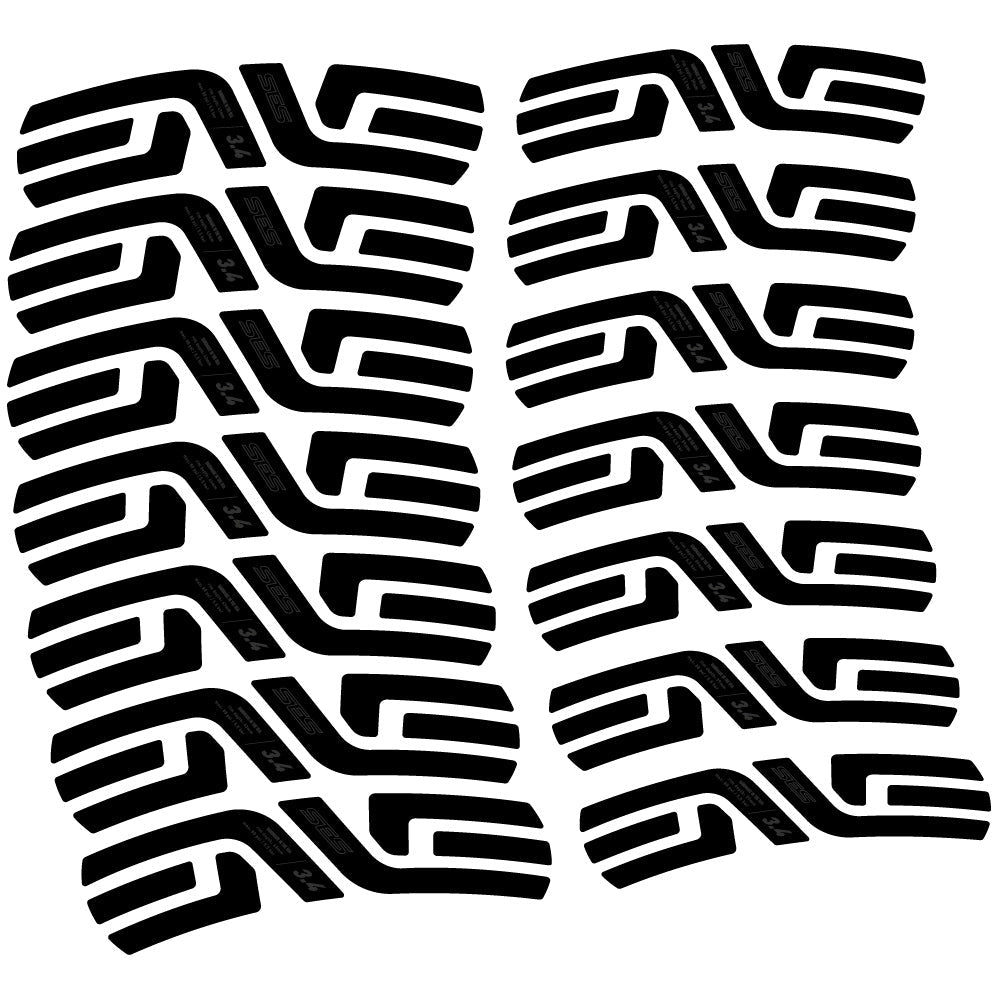 Stickers Enve Ses 3.4 2022, Route profile 38 & 42mm compatibles Autocollants roues Route