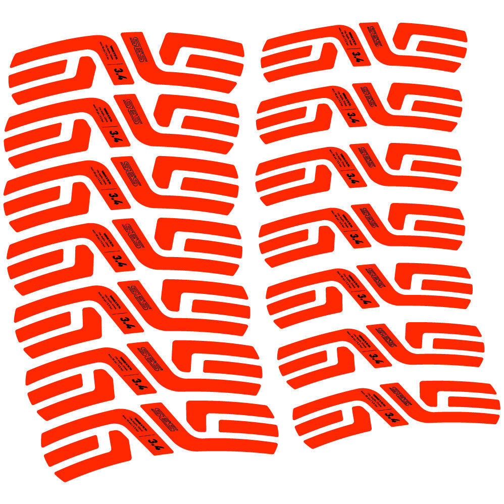 Stickers Enve Ses 3.4 2022, Route profile 38 & 42mm compatibles Autocollants roues Route