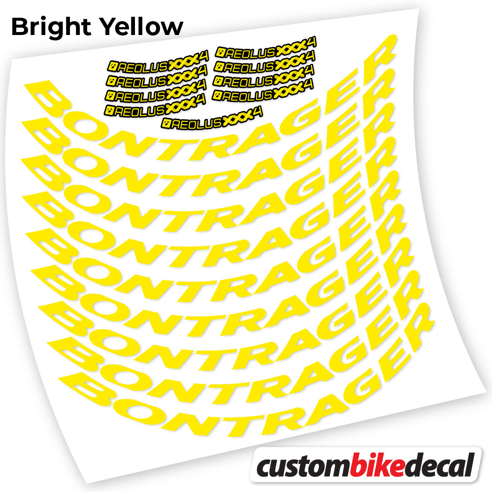 Decal for Bontrager Aeolus XXX4 Disc road wheel 45mm – bike sticker vinyl, view 6