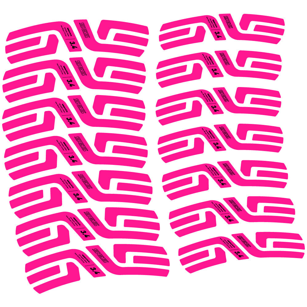 Stickers Enve Ses 3.4 2022, Route profile 38 & 42mm compatibles Autocollants roues Route