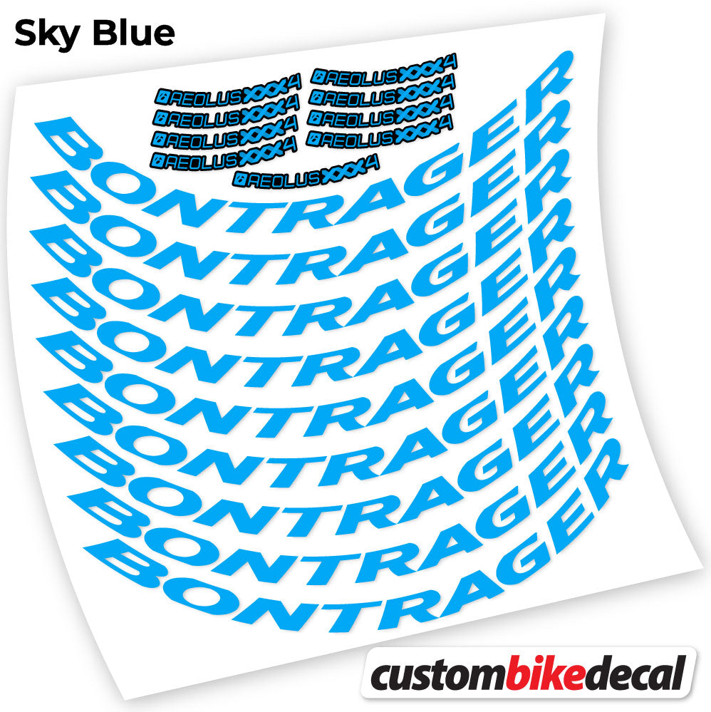 Decal for Bontrager Aeolus XXX4 Disc road wheel 45mm – bike sticker vinyl, view 22