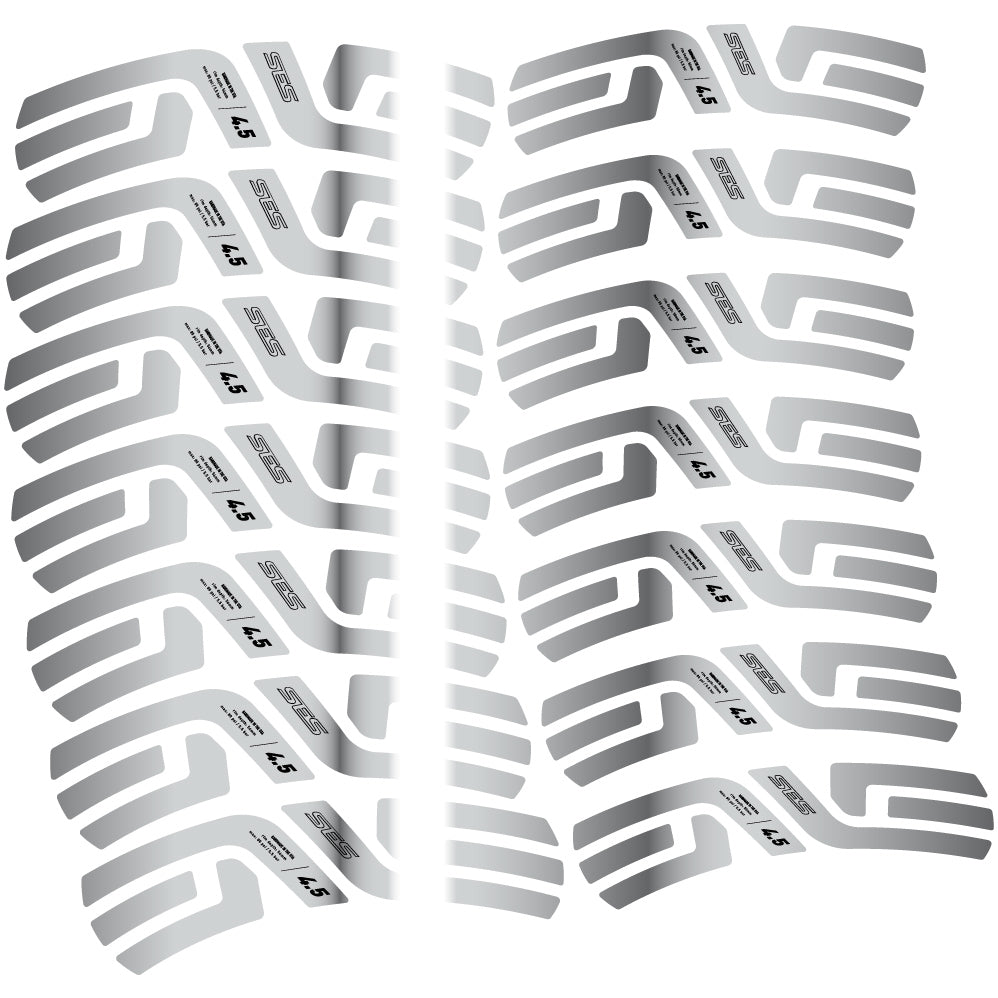 Stickers Enve Ses 4.5, Route profile 48 & 56mm compatibles Autocollants roues Route