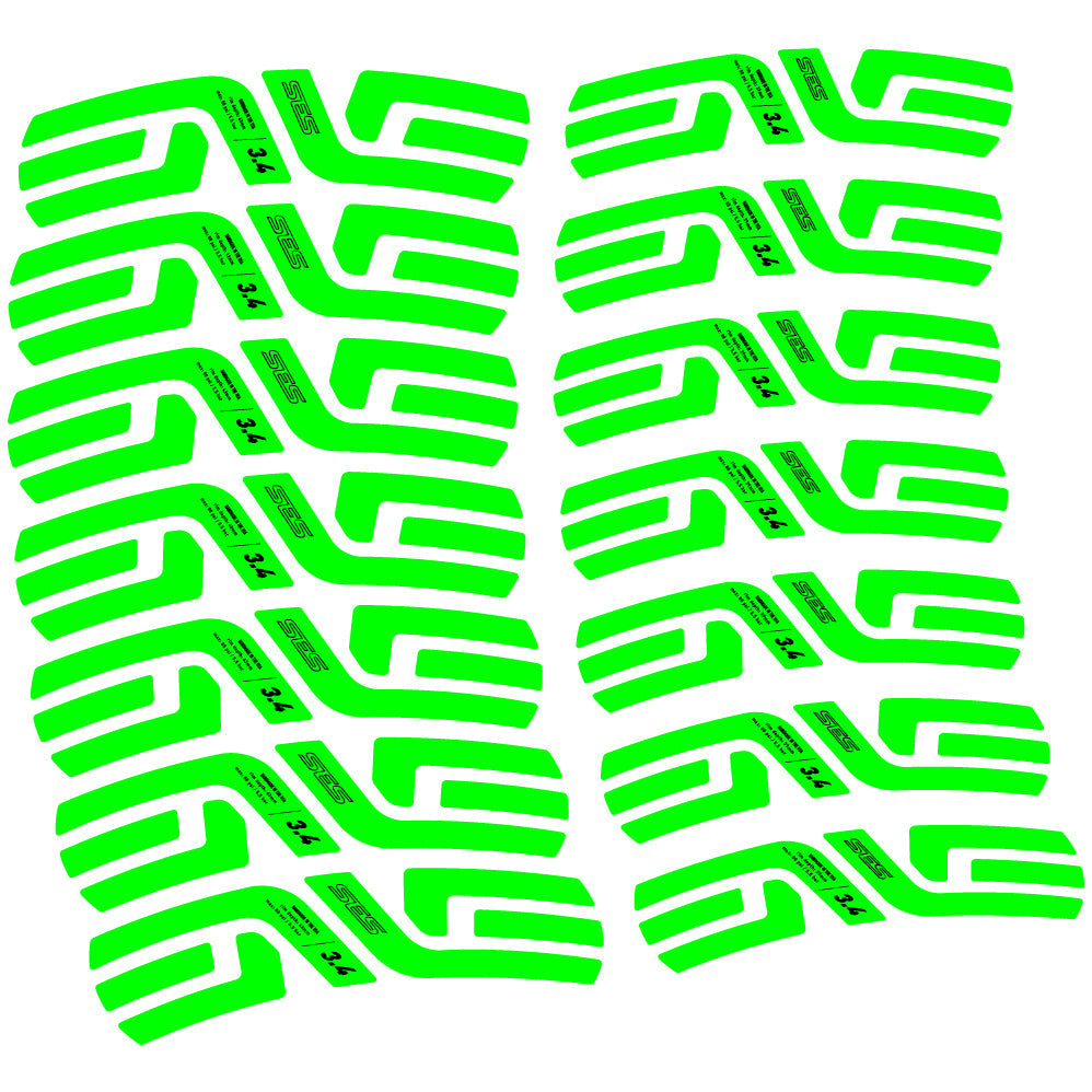 Stickers Enve Ses 3.4 2022, Route profile 38 & 42mm compatibles Autocollants roues Route