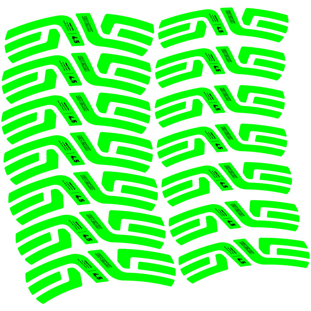 Stickers Enve Ses 4.5, Route profile 48 & 56mm compatibles Autocollants roues Route