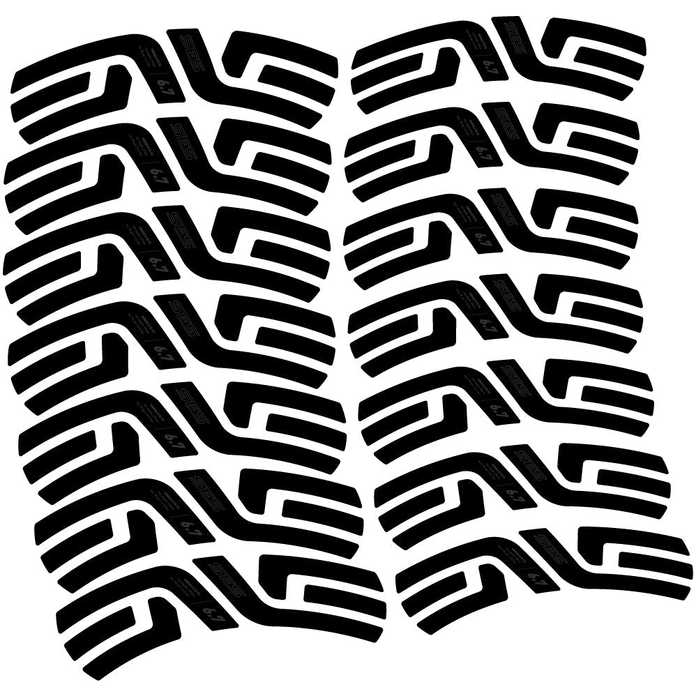 Stickers Enve Ses 6.7, Route profile 60 & 67mm compatibles Autocollants roues Route