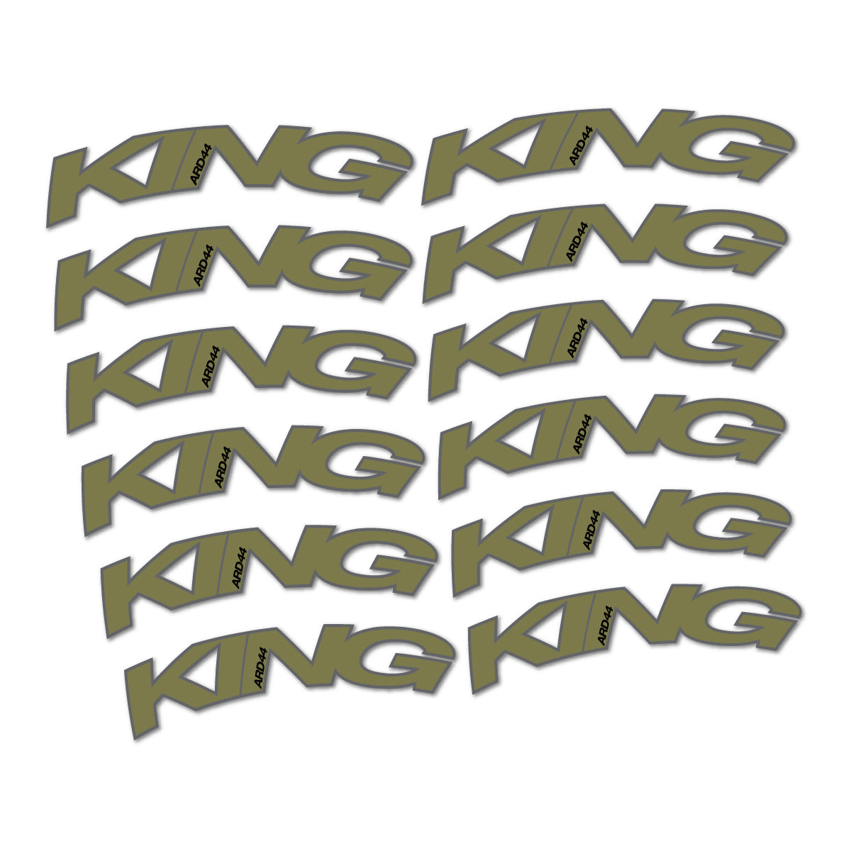 Khaki decal for Chris King ARD44 2023-2026 road wheel – bike sticker vinyl
