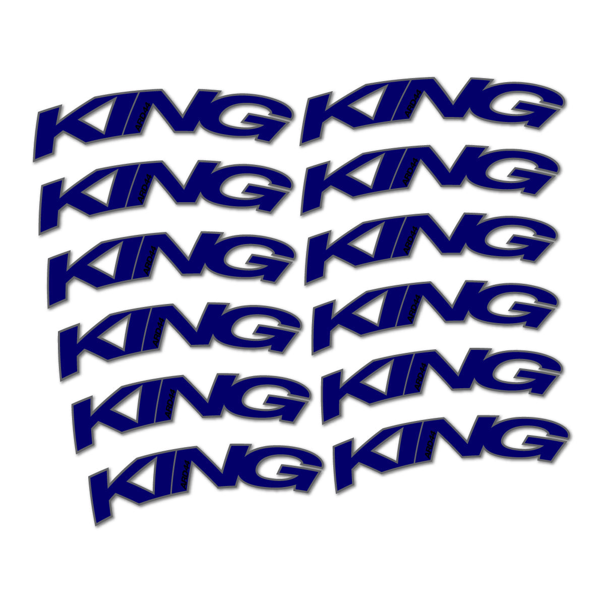 Scandinavian Blue decal for Chris King ARD44 2023-2026 road wheel – bike sticker vinyl