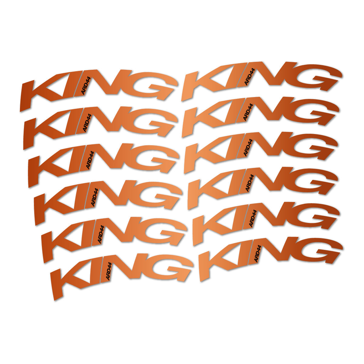 Bronze decal for Chris King ARD44 2023-2026 road wheel – bike sticker vinyl