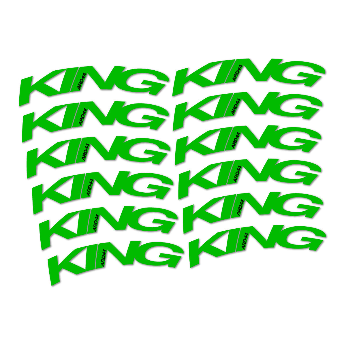 Grass Green decal for Chris King ARD44 2023-2026 road wheel – bike sticker vinyl