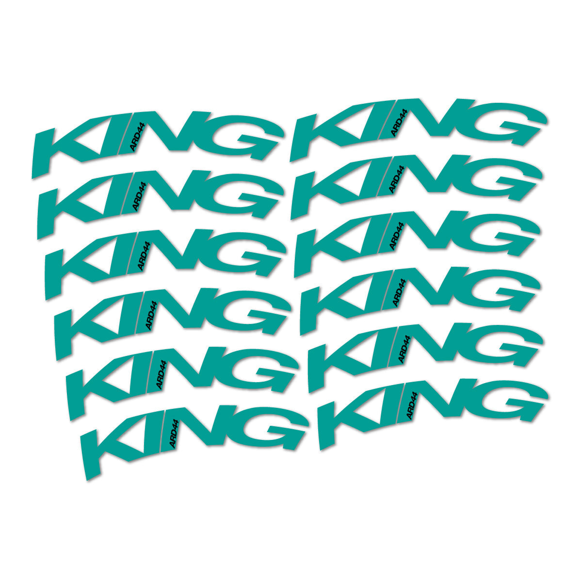 Petrol Turquoise decal for Chris King ARD44 2023-2026 road wheel – bike sticker vinyl
