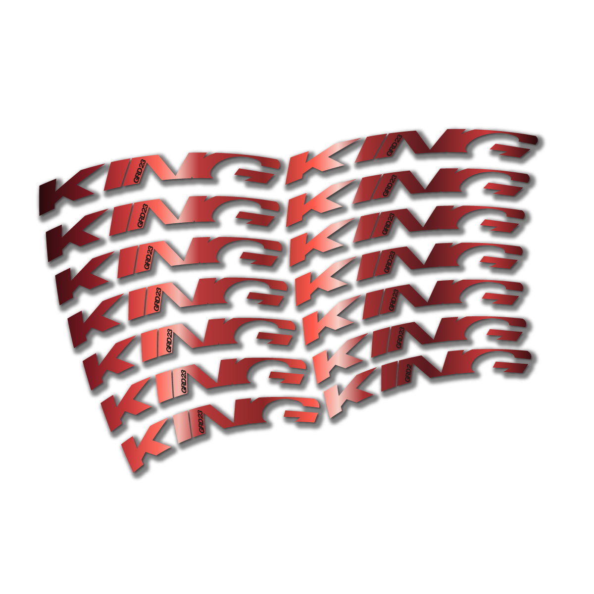 Copper decal for Chris King GRD23 2023-2026 road wheel – bike sticker vinyl