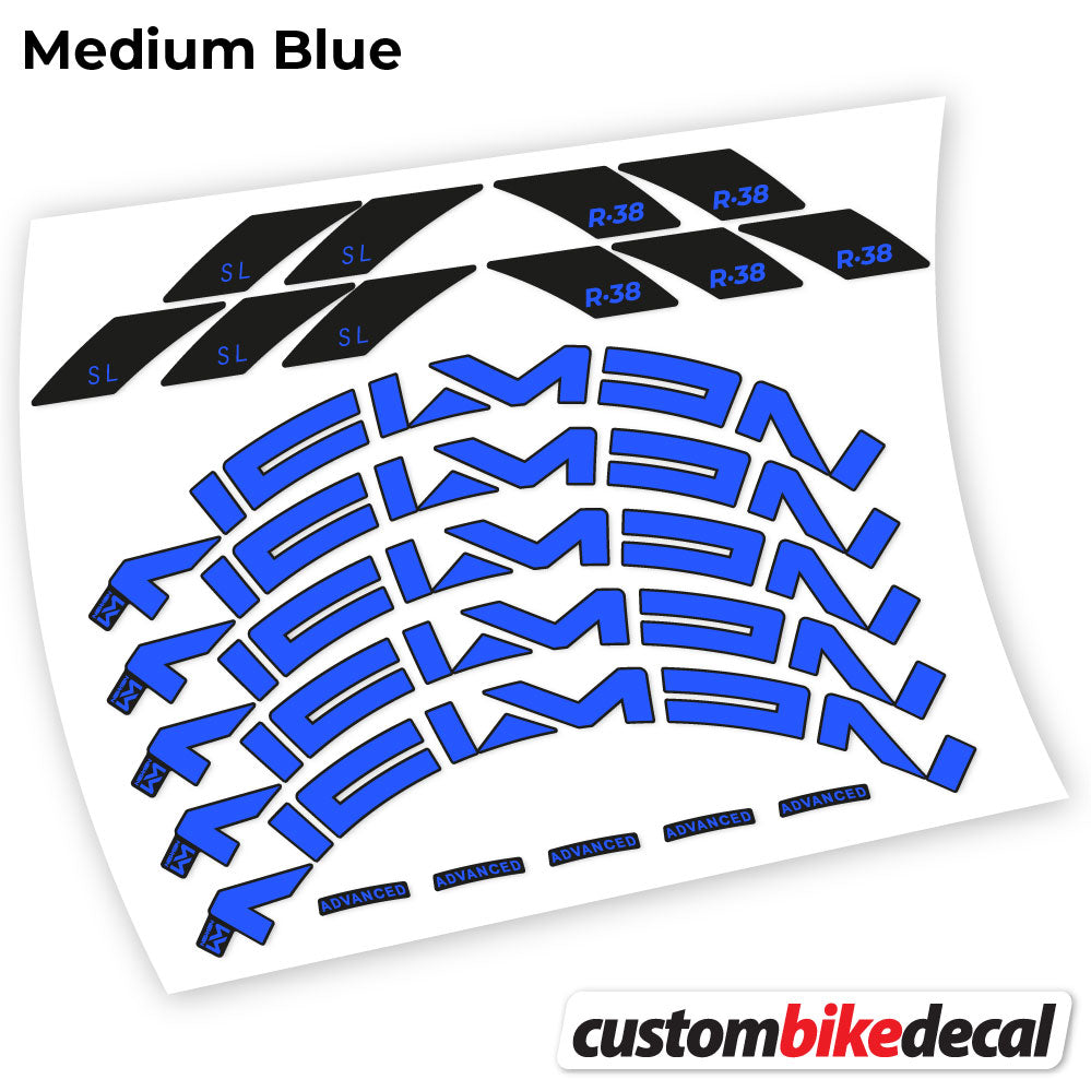 Decal for Newmen Advanced SL R.38 Carbon road wheel 35mm – bike sticker vinyl