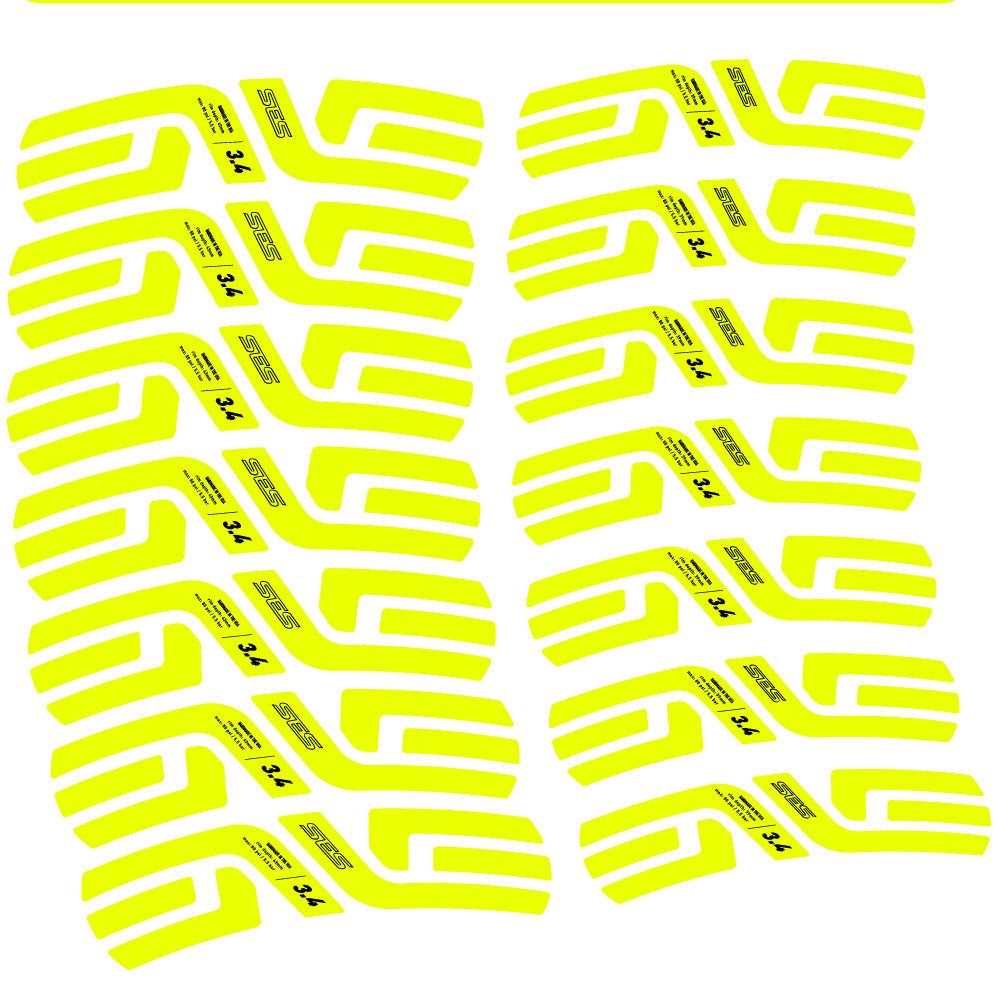 Stickers Enve Ses 3.4 2022, Route profile 38 & 42mm compatibles Autocollants roues Route