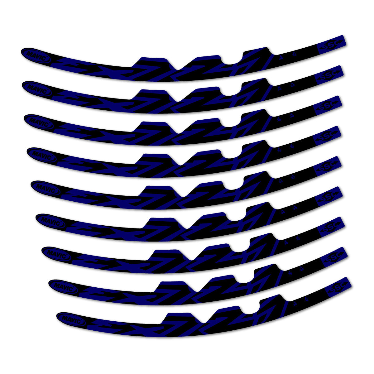 Scandinavian Blue decal for Mavic EX721 2010-2026 road wheel – bike sticker vinyl