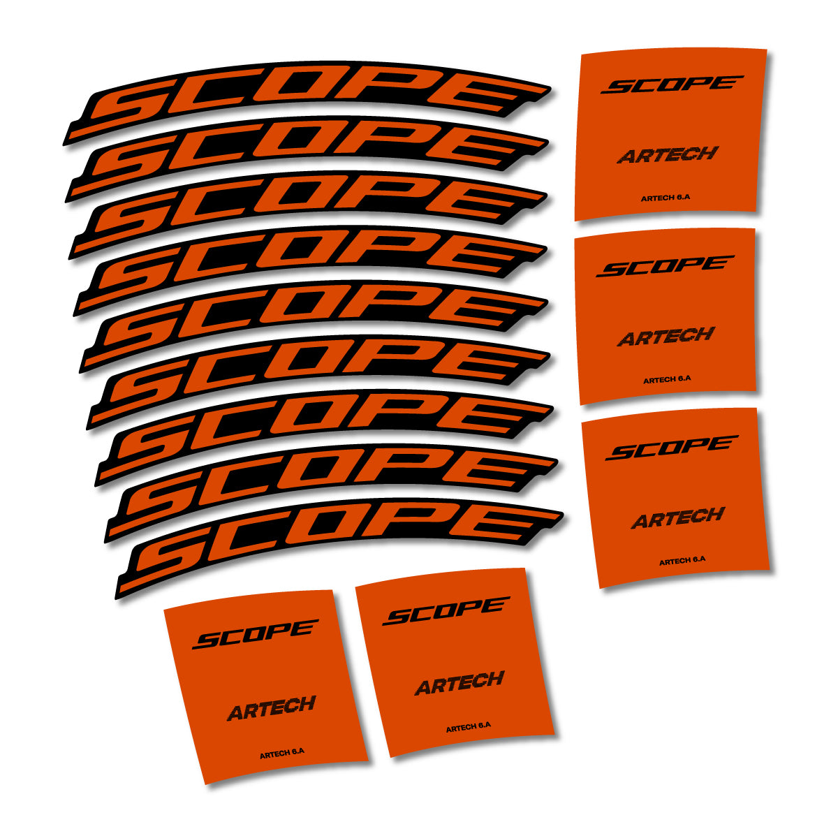 Stickers roue vélo Scope Artech 6.A 2026 autocollant vinyle