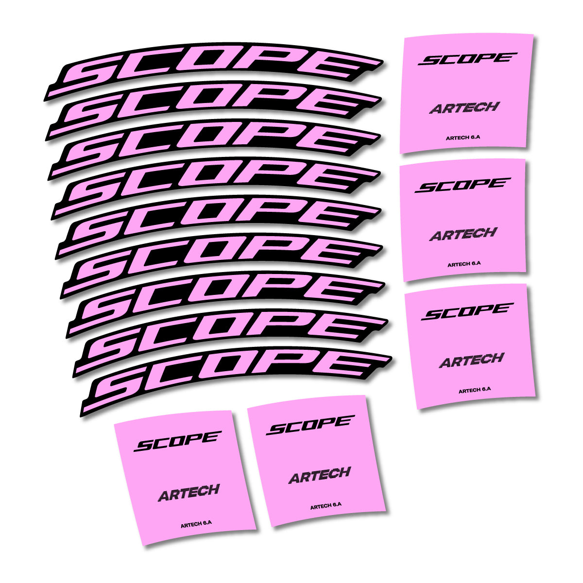 Stickers roue vélo Scope Artech 6.A 2026 autocollant vinyle