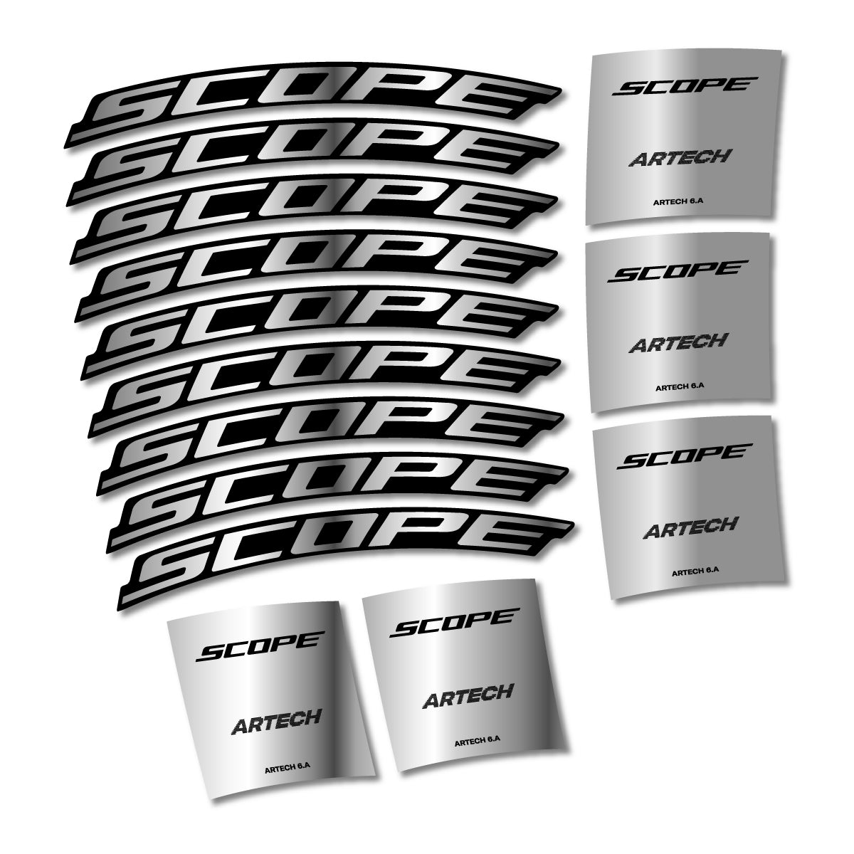 Stickers roue vélo Scope Artech 6.A 2026 autocollant vinyle