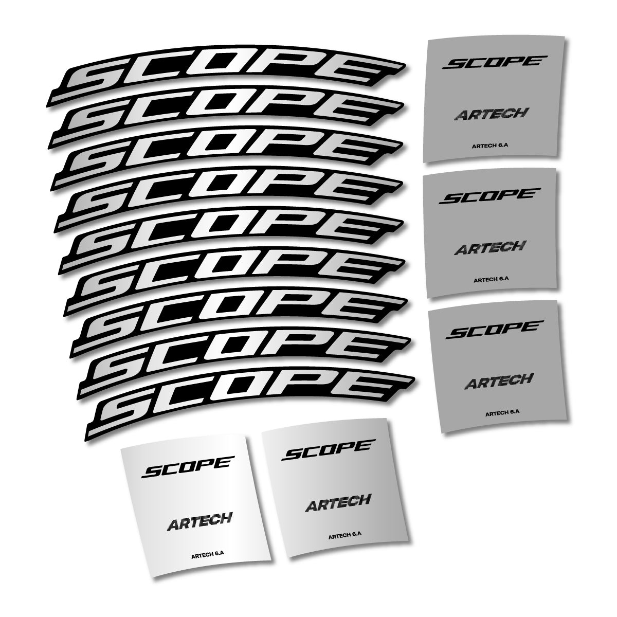 Stickers roue vélo Scope Artech 6.A 2026 autocollant vinyle