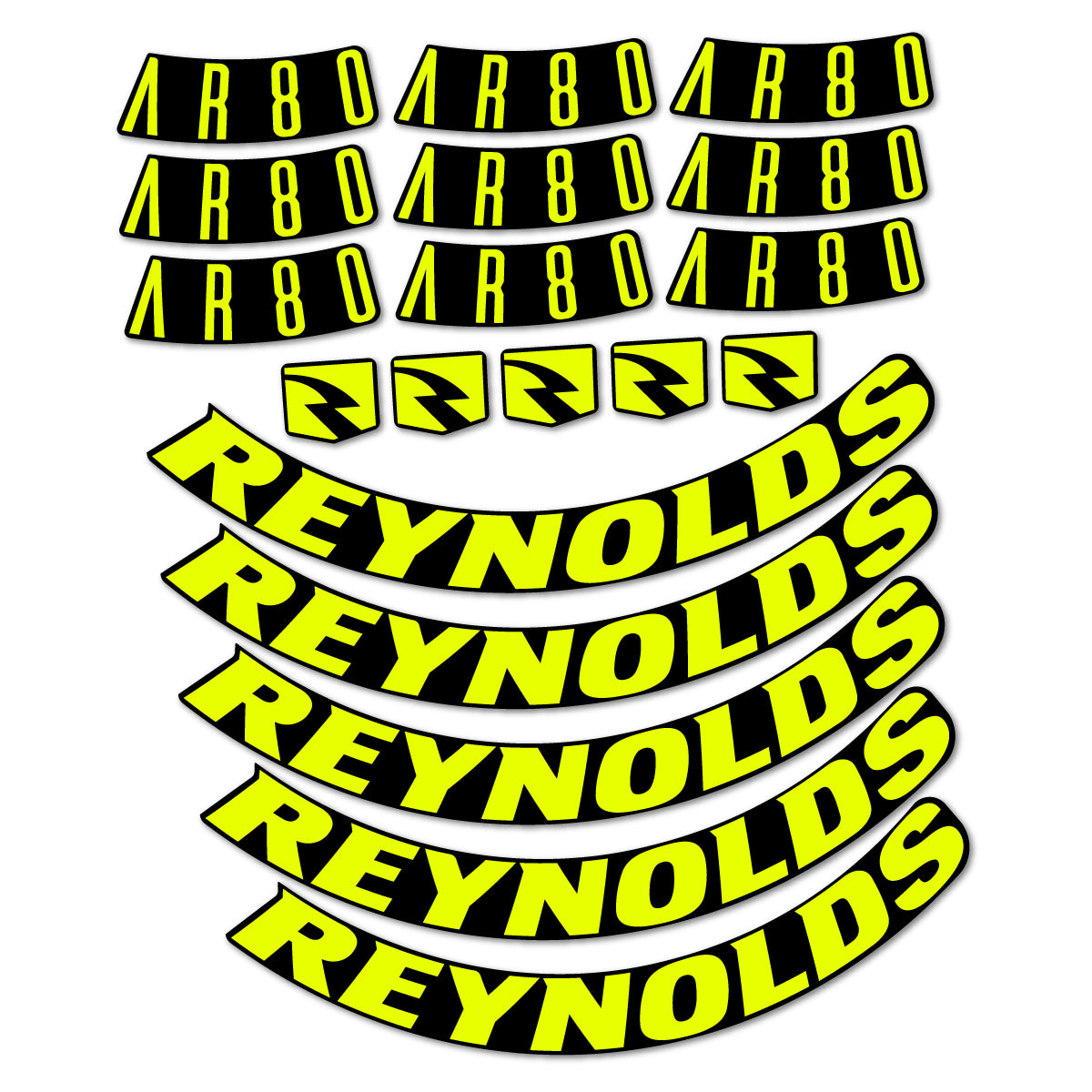 Stickers roue vélo Reynolds AR80 autocollant vinyle