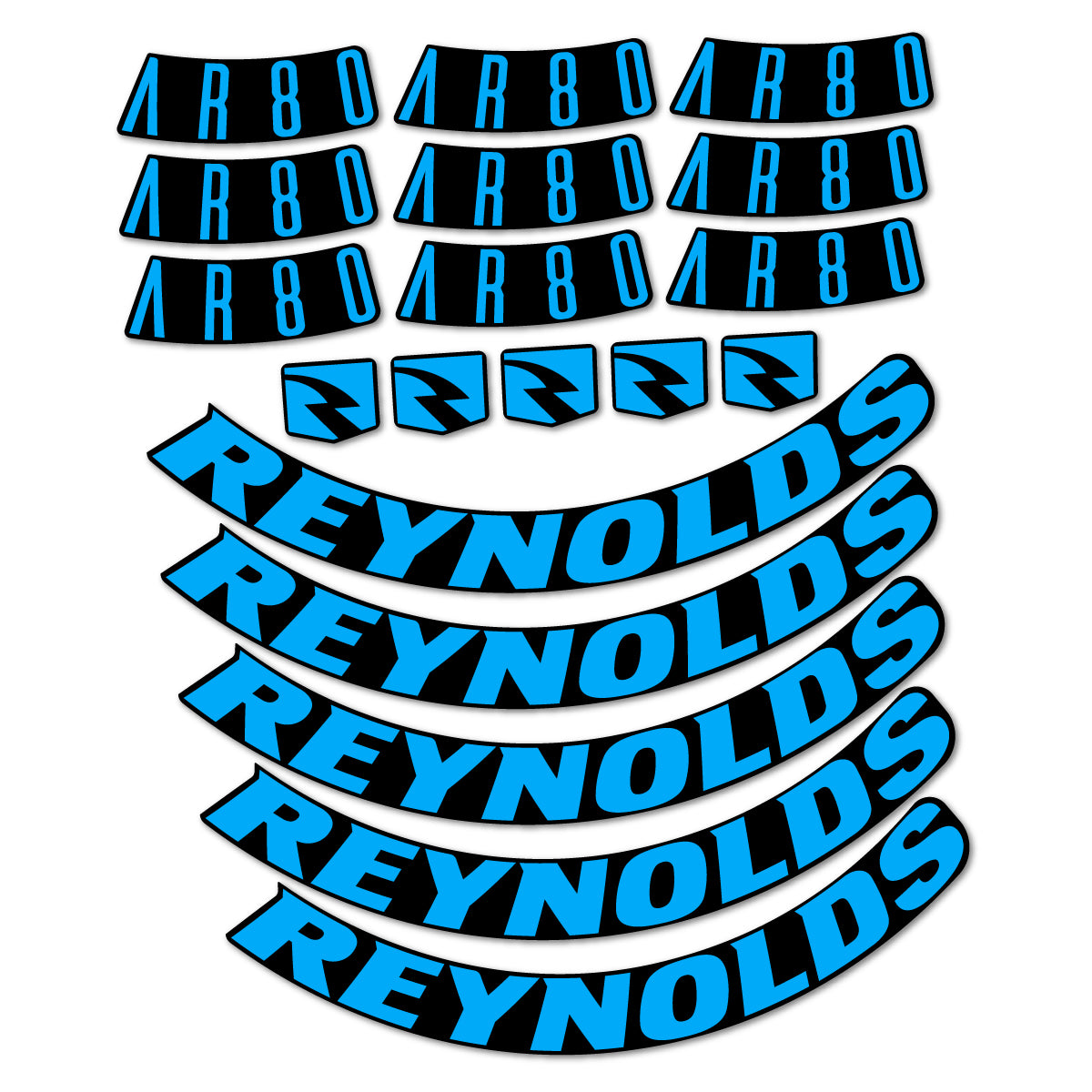 Stickers roue vélo Reynolds AR80 autocollant vinyle