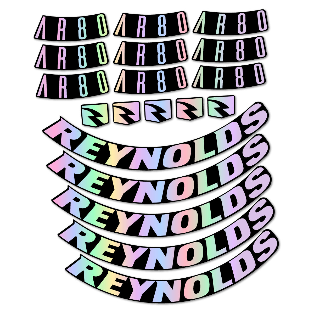 Stickers roue vélo Reynolds AR80 autocollant vinyle
