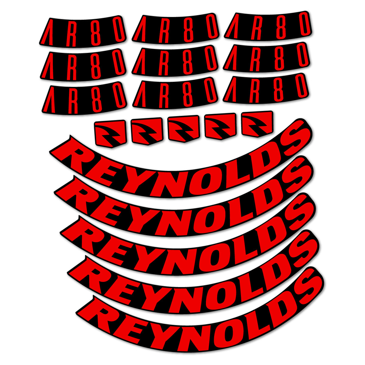 Stickers roue vélo Reynolds AR80 autocollant vinyle