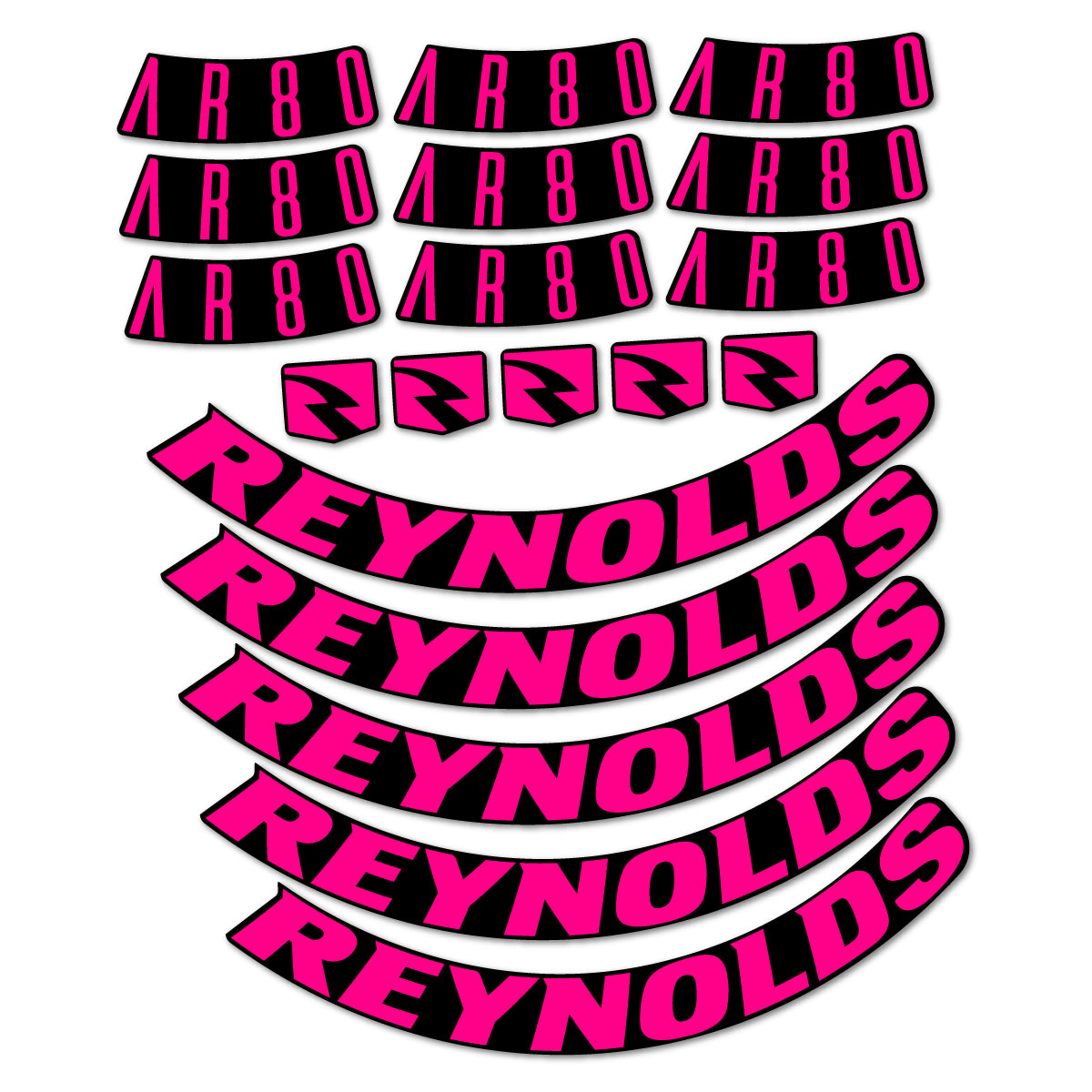 Stickers roue vélo Reynolds AR80 autocollant vinyle