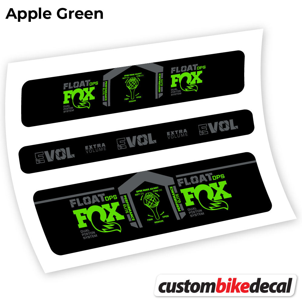 Apple Green decal for Fox DPS Elite 2021 rear shock – bike sticker vinyl