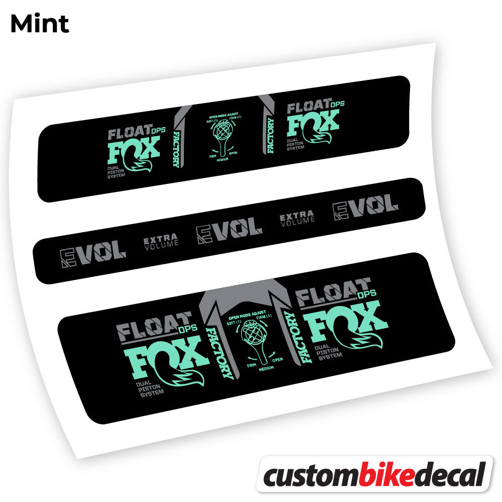 Mint decal for Fox DPS Factory 2021 rear shock – bike sticker vinyl