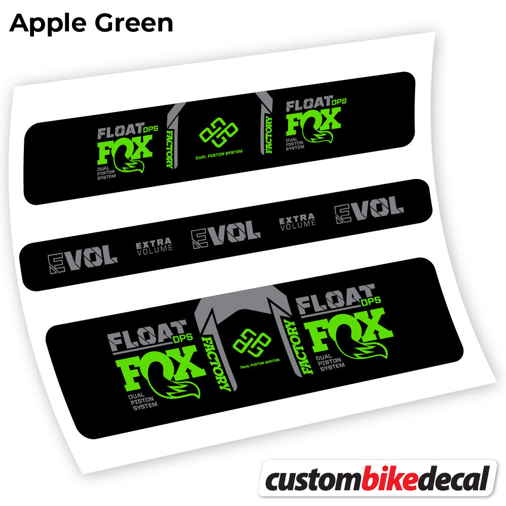 Apple Green decal for Fox DPS Factory 2021 Remote rear shock – bike sticker vinyl