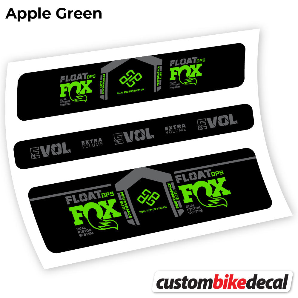 Apple Green decal for Fox DPS Performance Elite 2021 Remote rear shock – bike sticker vinyl