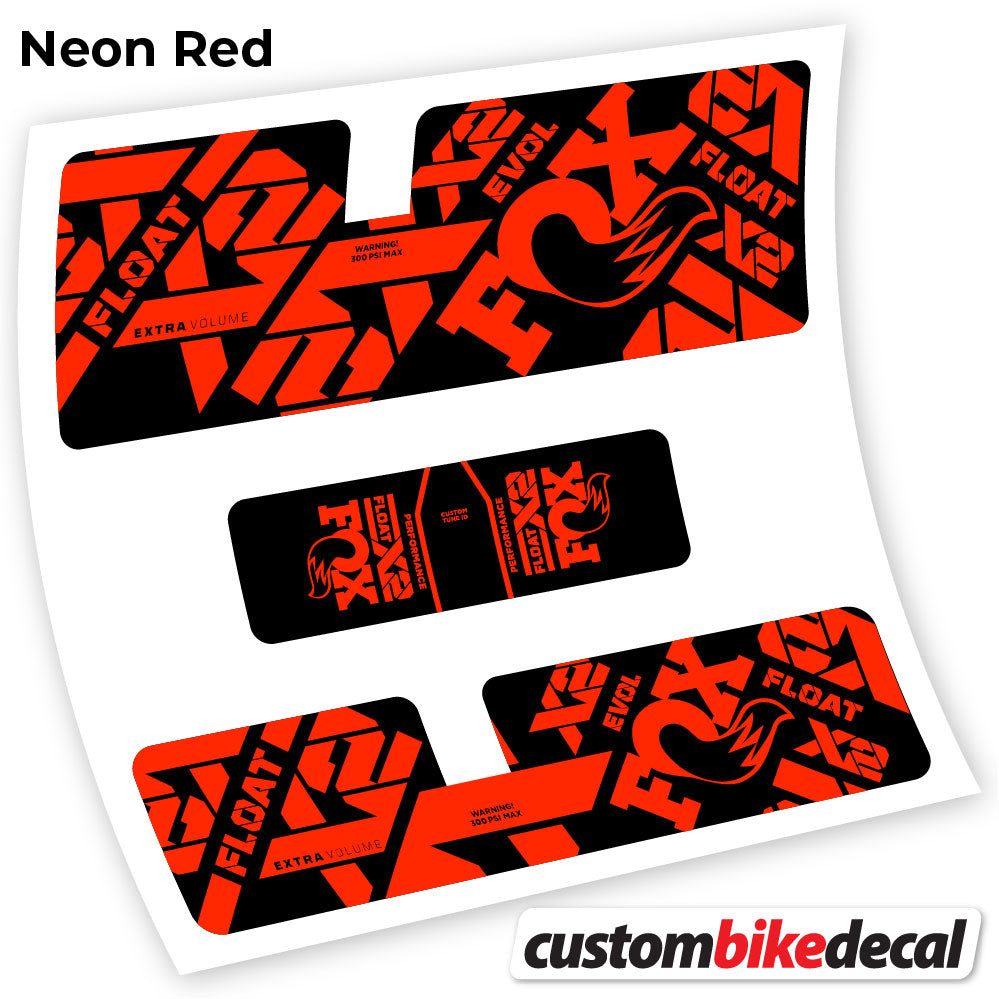 Decal for Fox X2 Performance 2021 rear shock – bike sticker vinyl