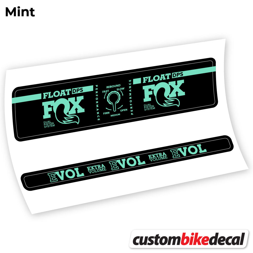 Mint decal for Fox Float DPS Performance rear shock – bike sticker vinyl