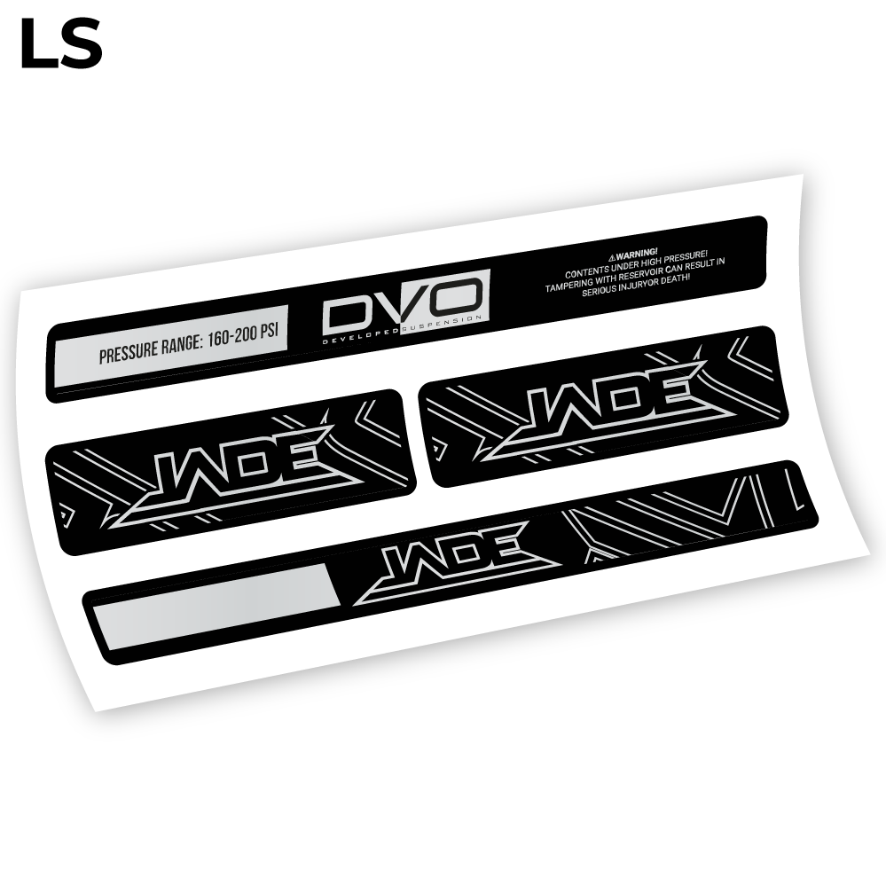Stickers DVO Jade Coil 2019 compatibles Autocollants amortisseur
