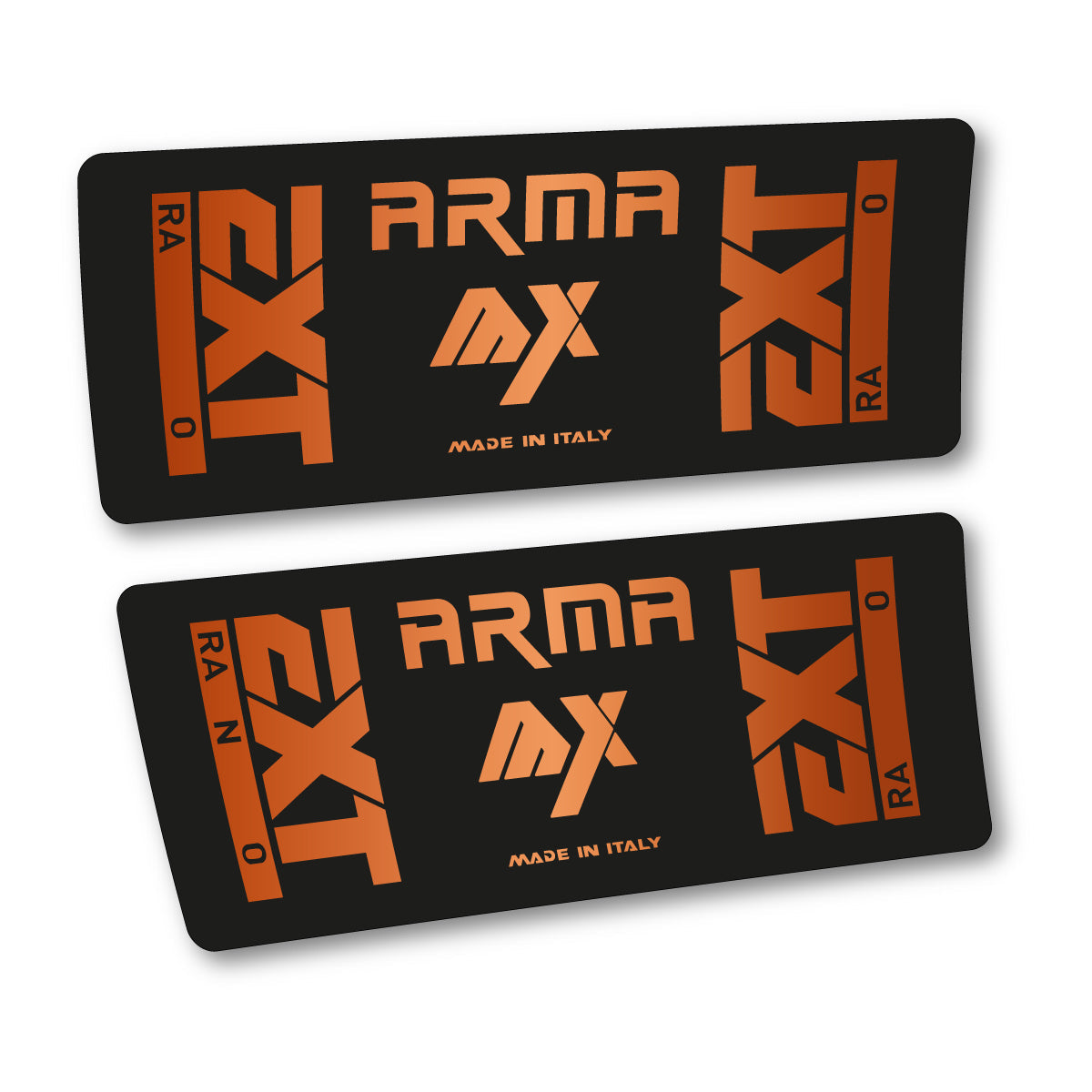 Bronze decal for EXT Arma MX Pattern 2026 rear shock – bike sticker vinyl