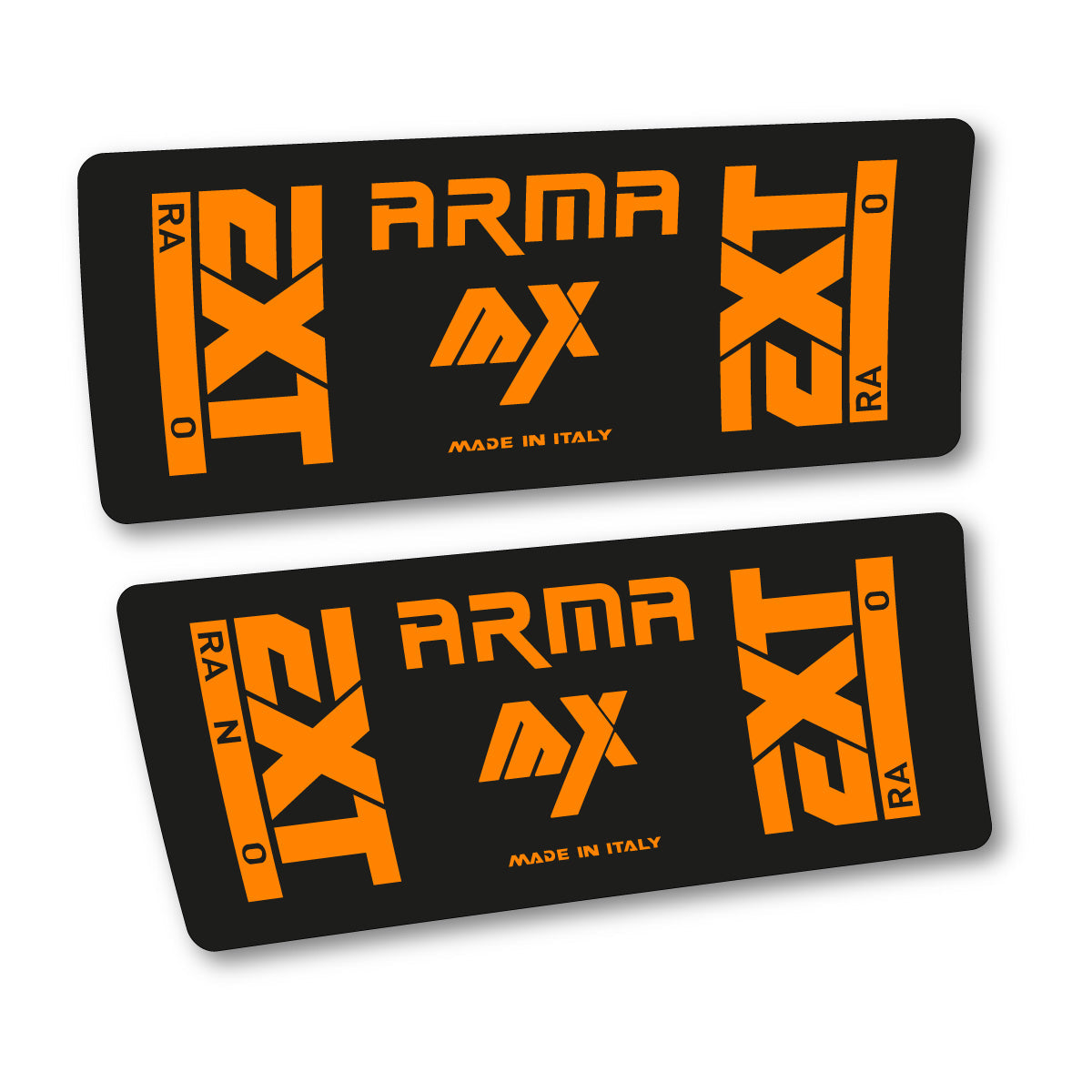 Light Neon Orange decal for EXT Arma MX Pattern 2026 rear shock – bike sticker vinyl