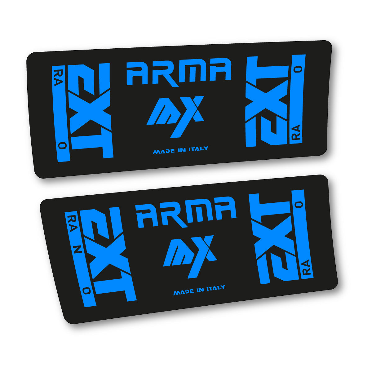 Luminous Cyan decal for EXT Arma MX Pattern 2026 rear shock – bike sticker vinyl