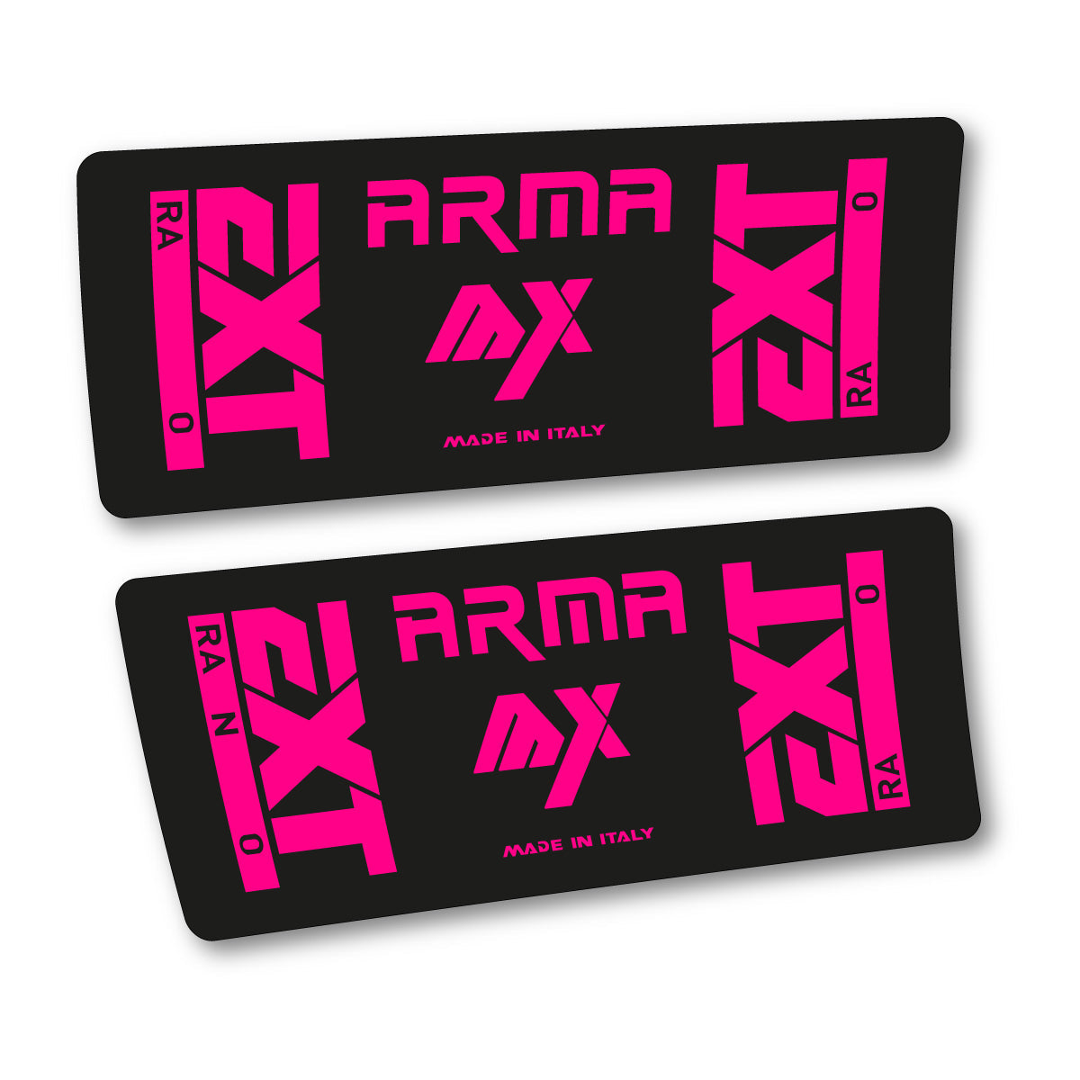 Neon Pink decal for EXT Arma MX Pattern 2026 rear shock – bike sticker vinyl