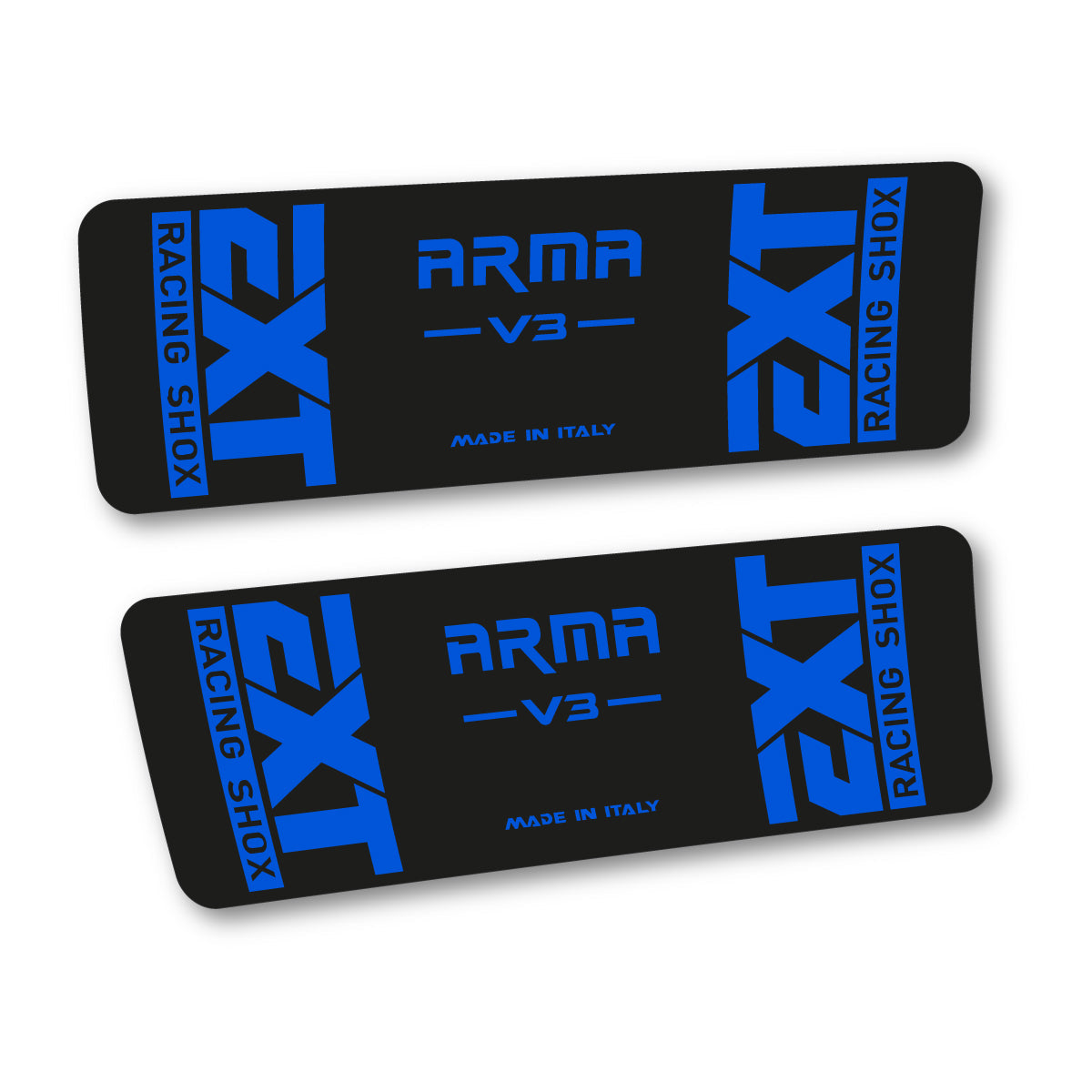 Sea Blue decal for EXT Arma V3 2019 rear shock – bike sticker vinyl