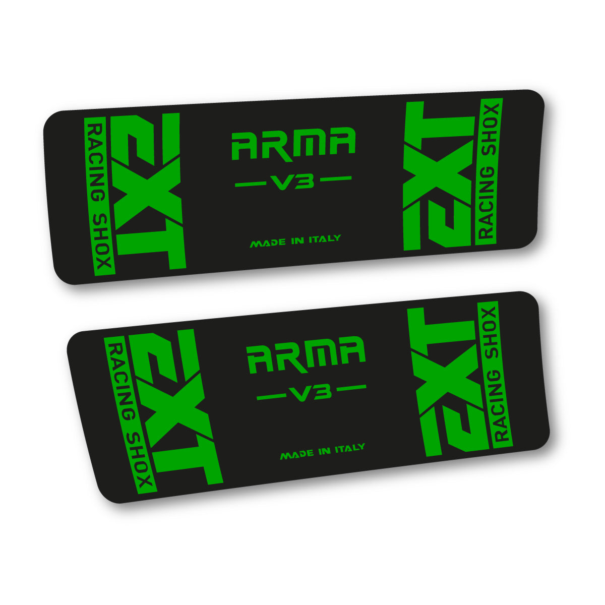 Stickers compatibles EXT Arma V3 2019 pour amortisseur – autocollants vinyle - Vert