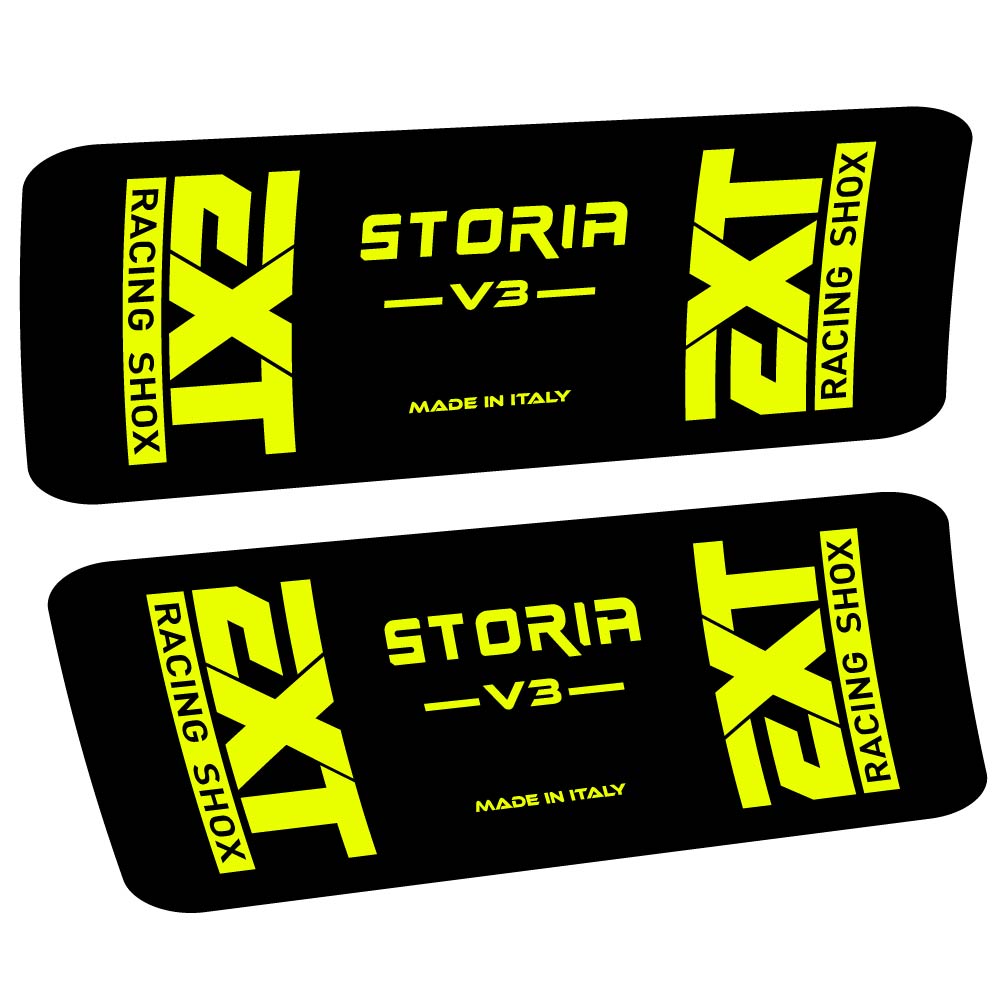 Stickers EXT Storia v3 compatibles Autocollants amortisseur