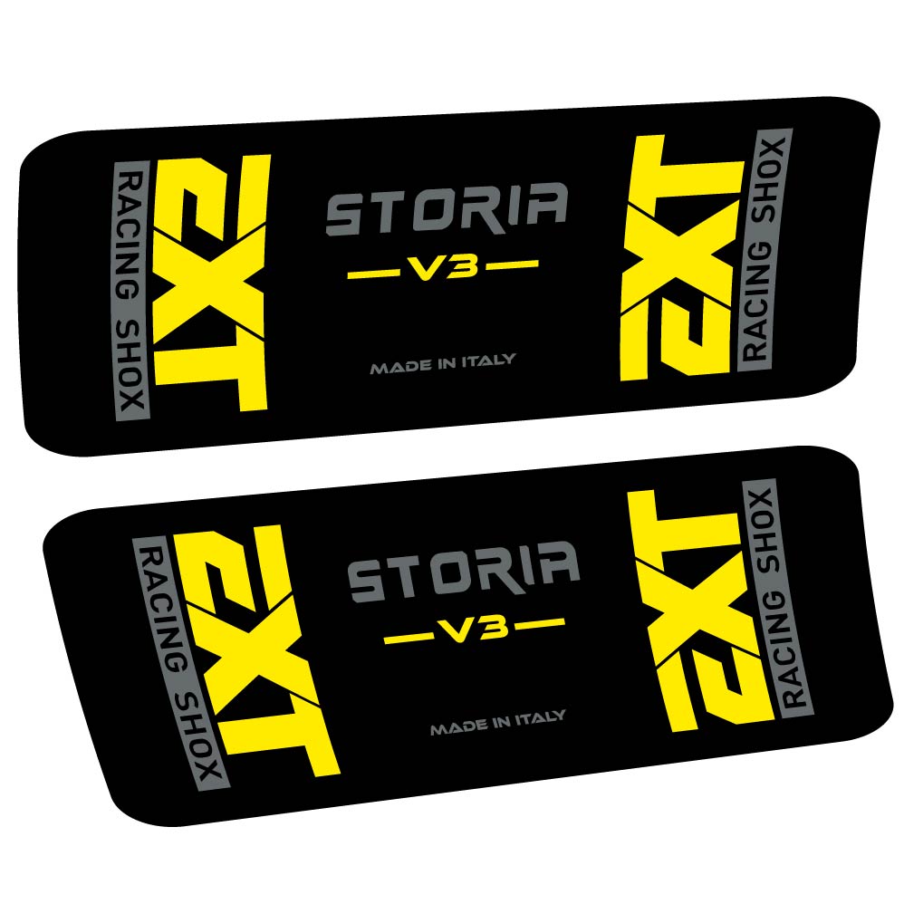 Stickers EXT Storia v3 compatibles Autocollants amortisseur