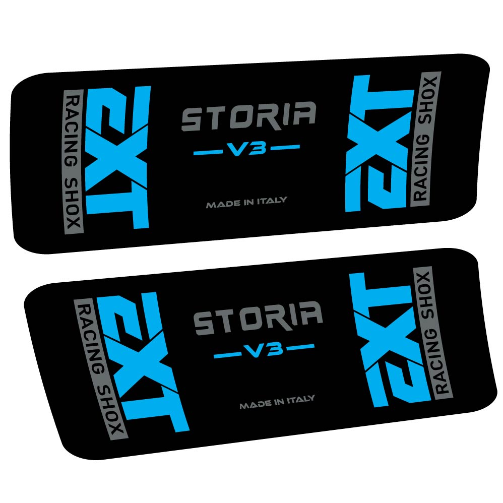 Stickers EXT Storia v3 compatibles Autocollants amortisseur