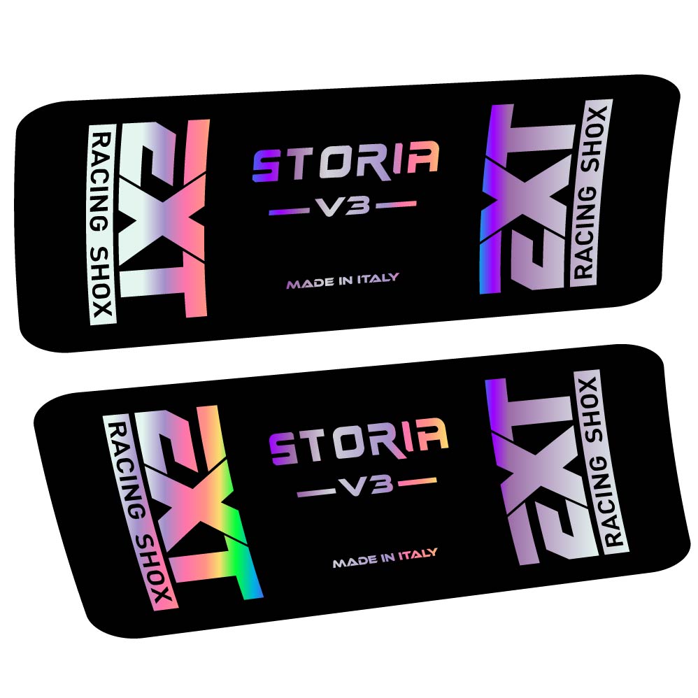 Stickers EXT Storia v3 compatibles Autocollants amortisseur