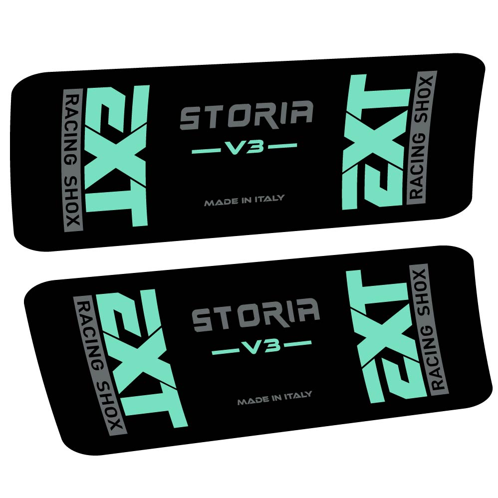 Stickers EXT Storia v3 compatibles Autocollants amortisseur