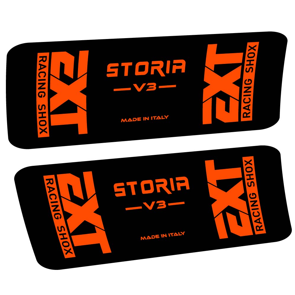 Stickers EXT Storia v3 compatibles Autocollants amortisseur