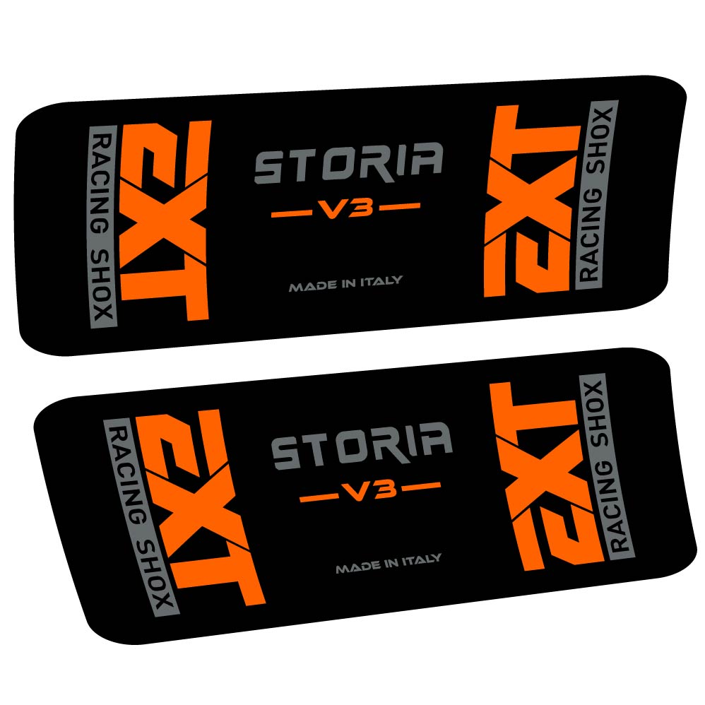 Stickers EXT Storia v3 compatibles Autocollants amortisseur