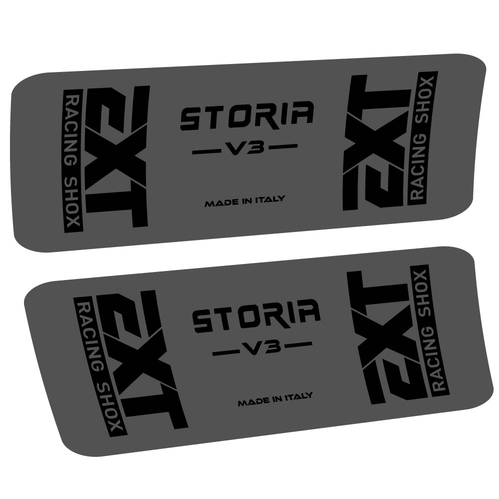 Stickers EXT Storia v3 compatibles Autocollants amortisseur