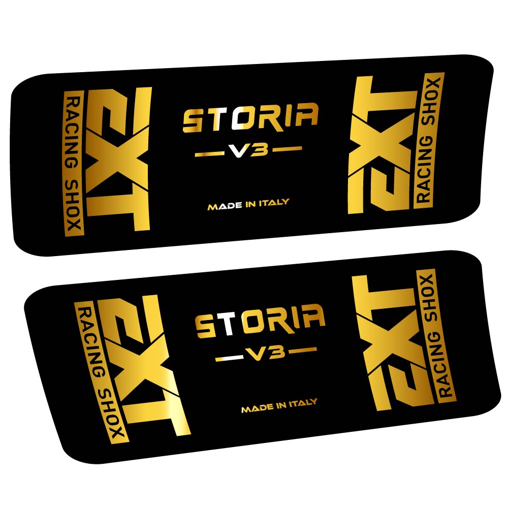 Stickers EXT Storia v3 compatibles Autocollants amortisseur