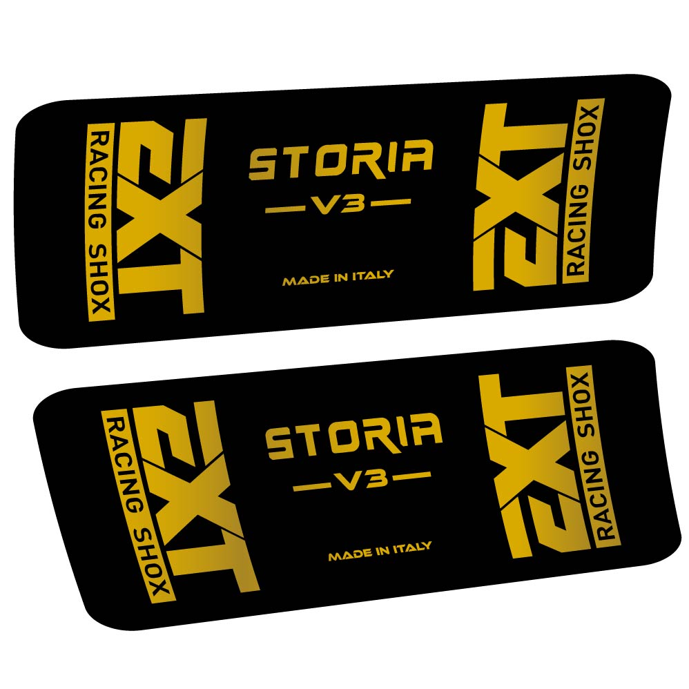 Stickers EXT Storia v3 compatibles Autocollants amortisseur